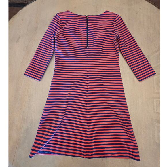 Lilly Pulitzer Women's Pink Blue Striped Charlene Dress SZ XS Preppy Classic - Picture 2 of 7
